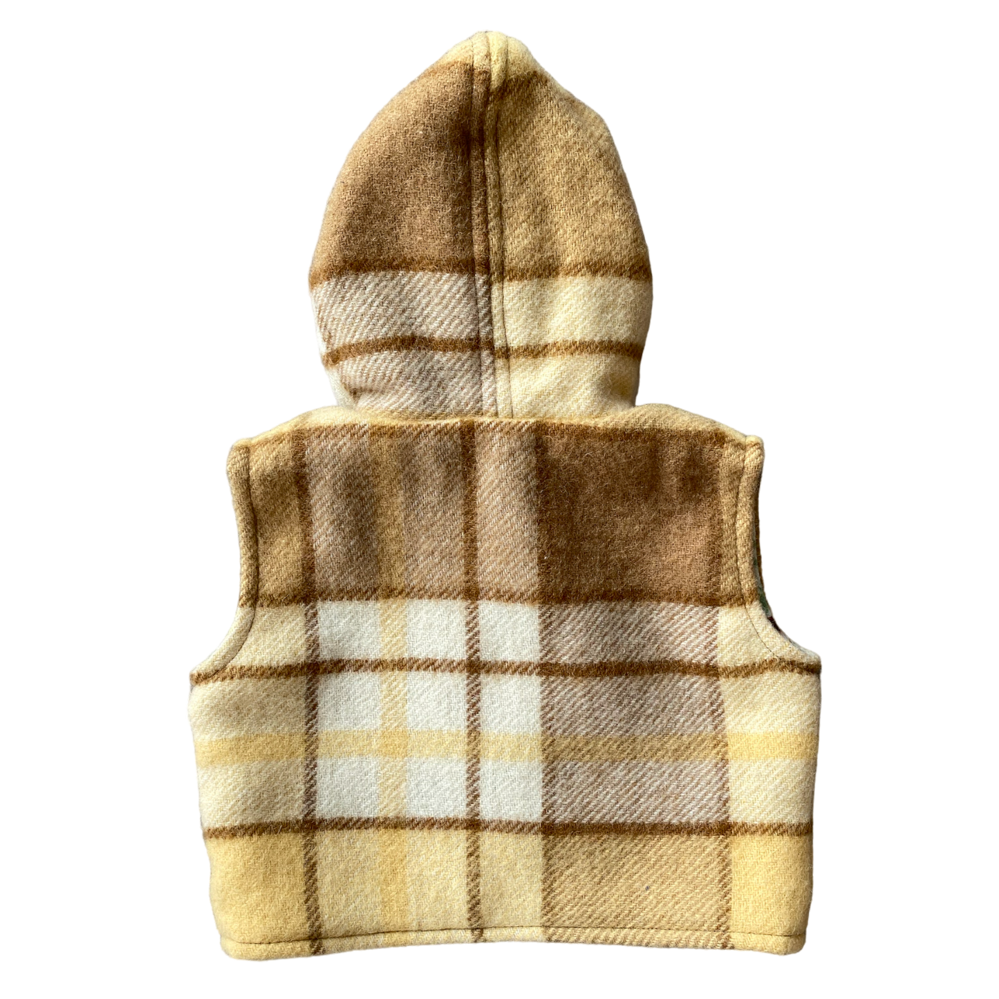 Woollen Baby Vest Neutral with Woodland Animals