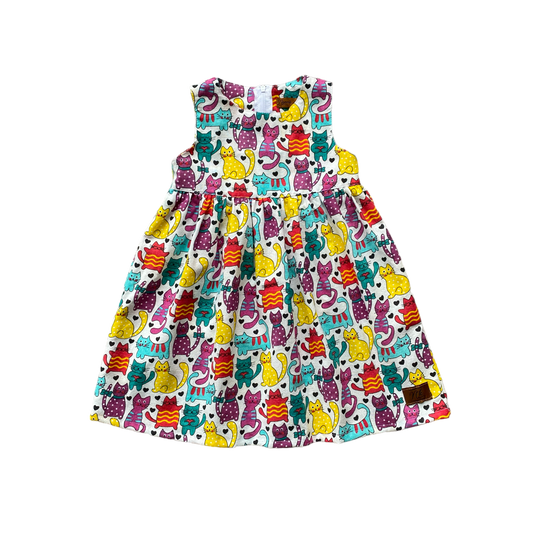 Colourful Cat Dress